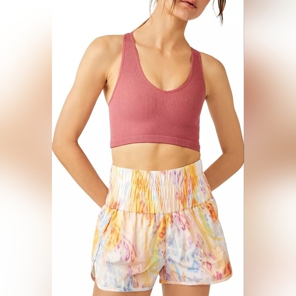 Free People Movement Leopard Multicolor EUC - Small - 26 Waist (30 Stretch) - Picture 1 of 6